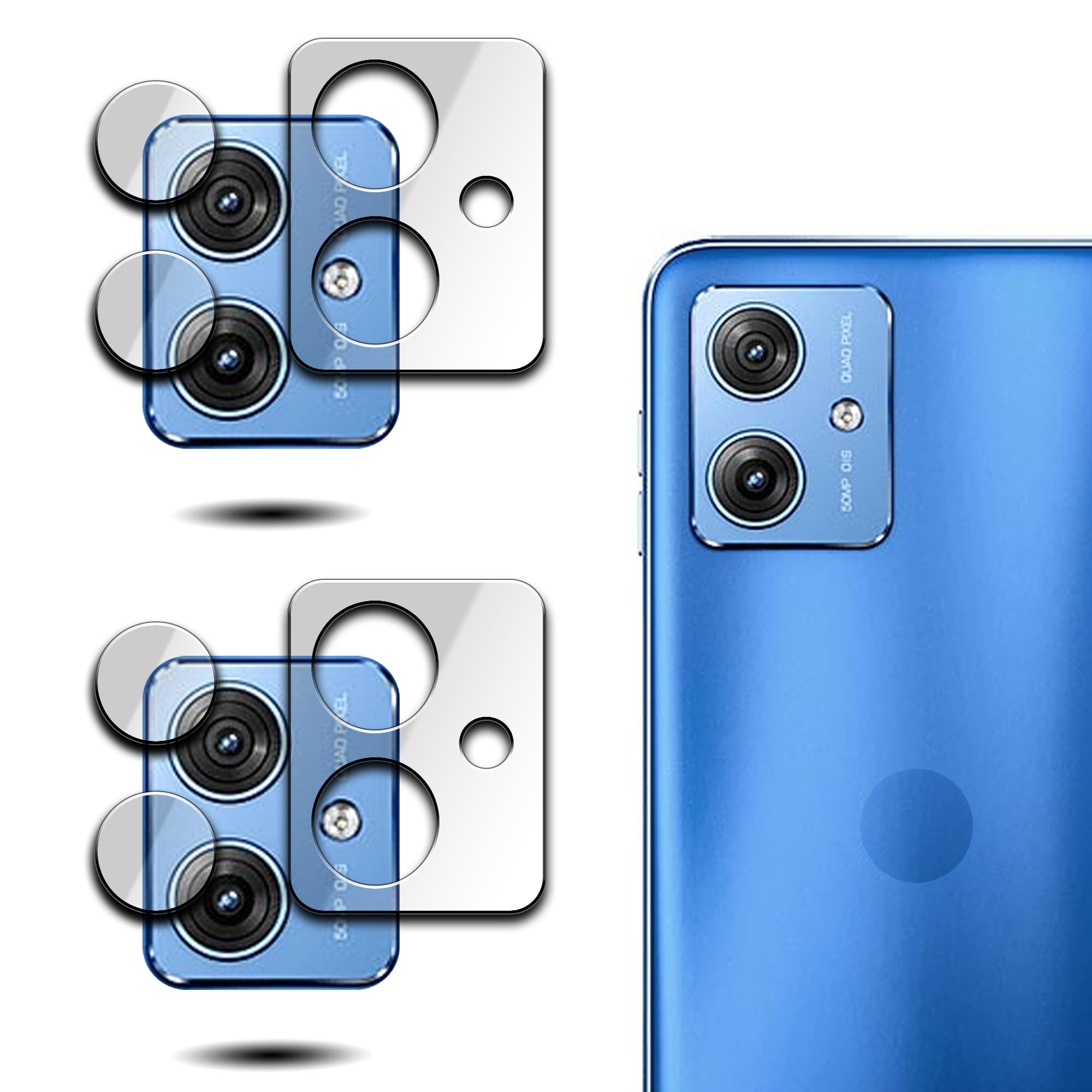 HD Tempered Glass Camera Lens Protector for Smartphones