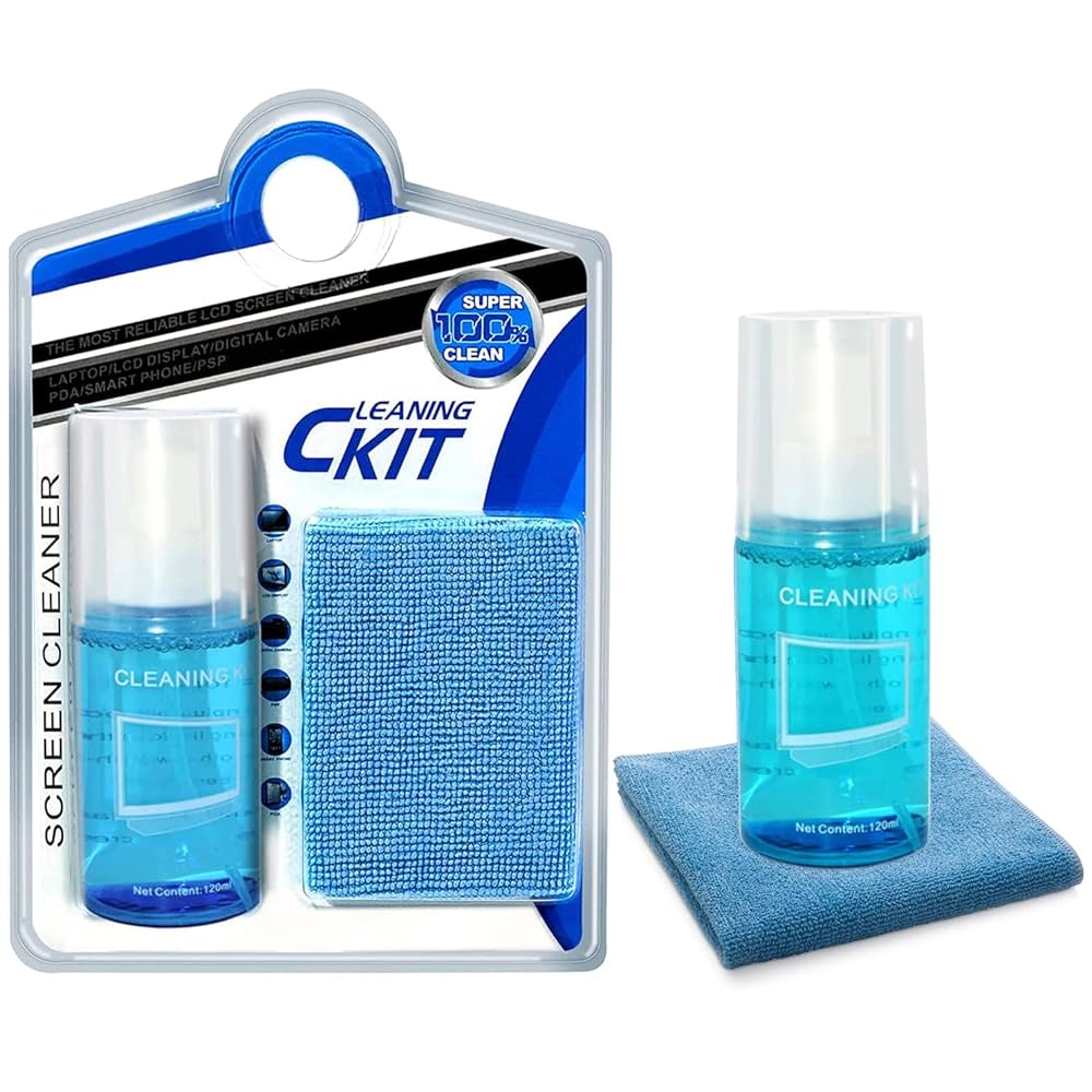3-in-1 Screen Cleaning Kit for Mobiles, Laptops & Electronics