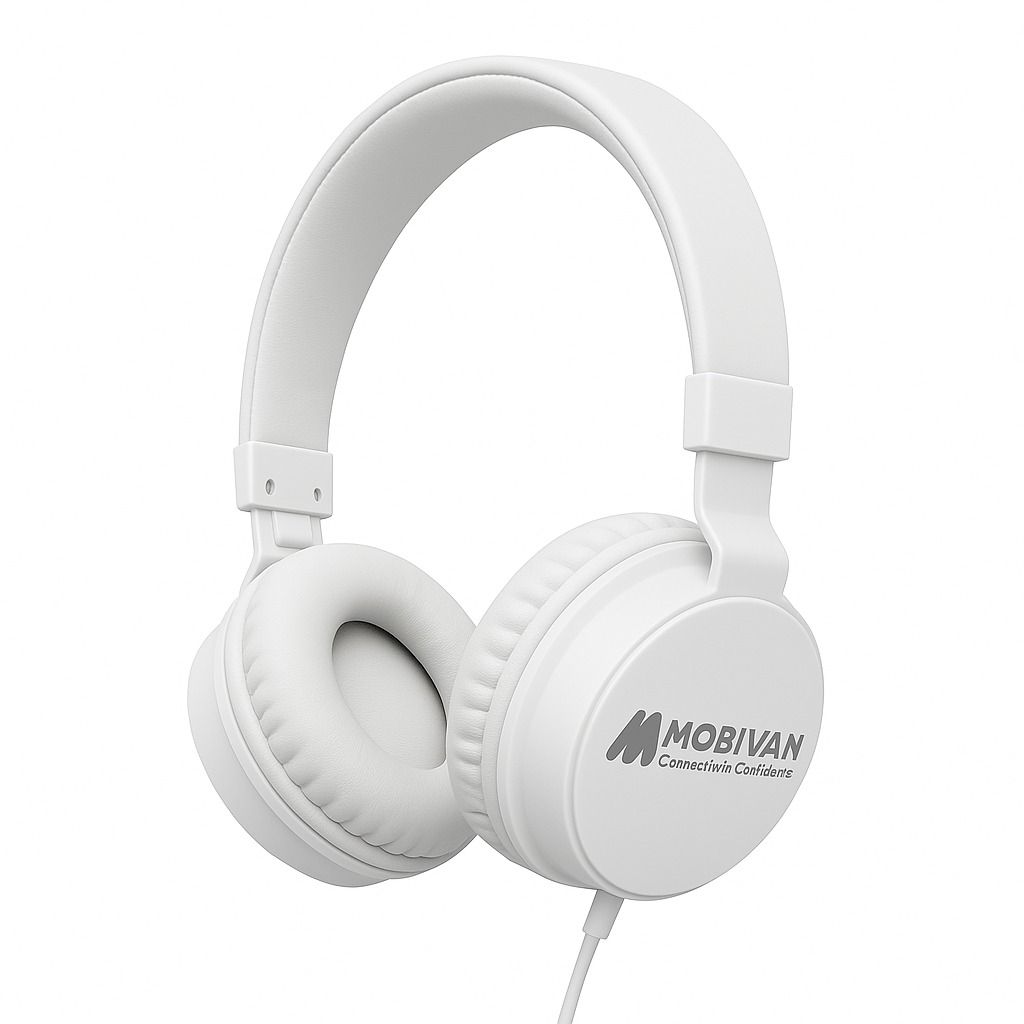 MOBIVAN Wired Over-Ear Headphones
